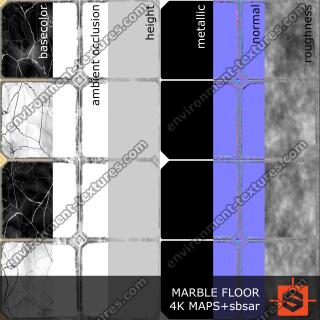 PBR Substance Material of Floor Marble #2